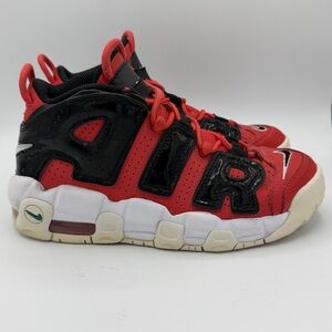 Nike Air More Uptempo Shoes Boys 7Y Red Black “I Got Next” Sneakers DV2205-600